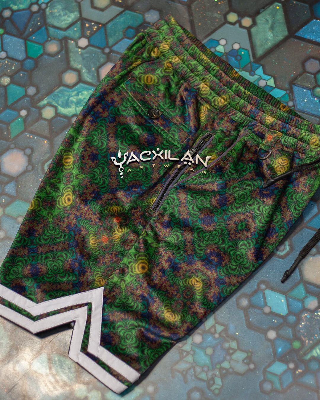 Boxing Short White Mountains Men / Velvet Fawn - ENTLINGS